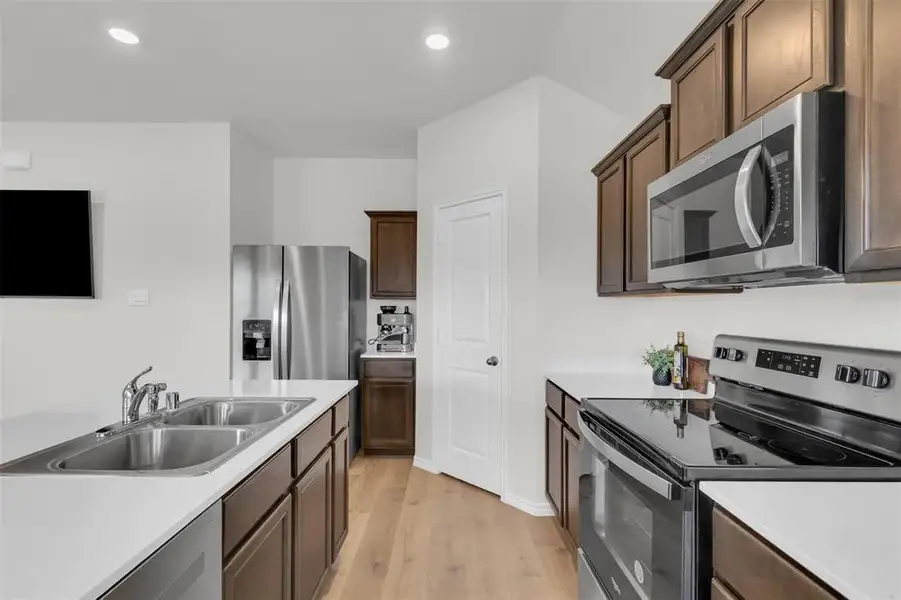 Furnished interior view inside a new home in , Princeton (Image 14).