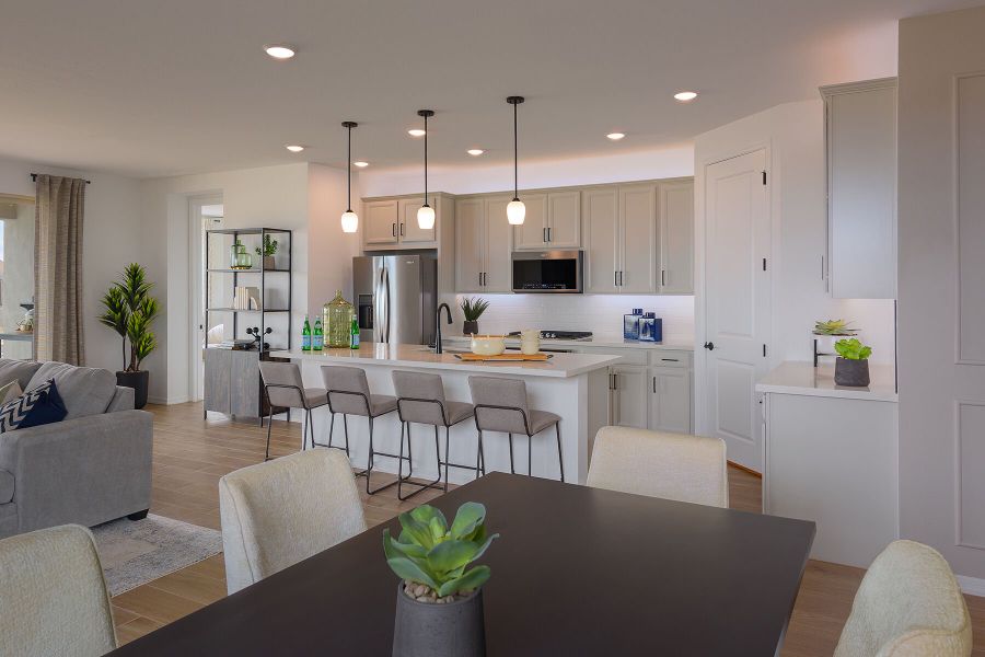 Representative furnished interior of a home built from the Ginger by Mattamy Homes in Empire Pointe, Queen Creek (Image 4). Representative furnished interior of a home built from the Ginger by Mattamy Homes in Empire Pointe, Queen Creek (Image 4).