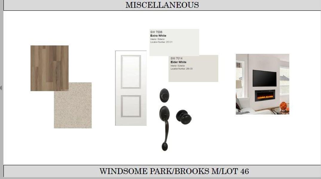 Sample of building materials used in homes in Winsome Park, Woodstock (Image 23).