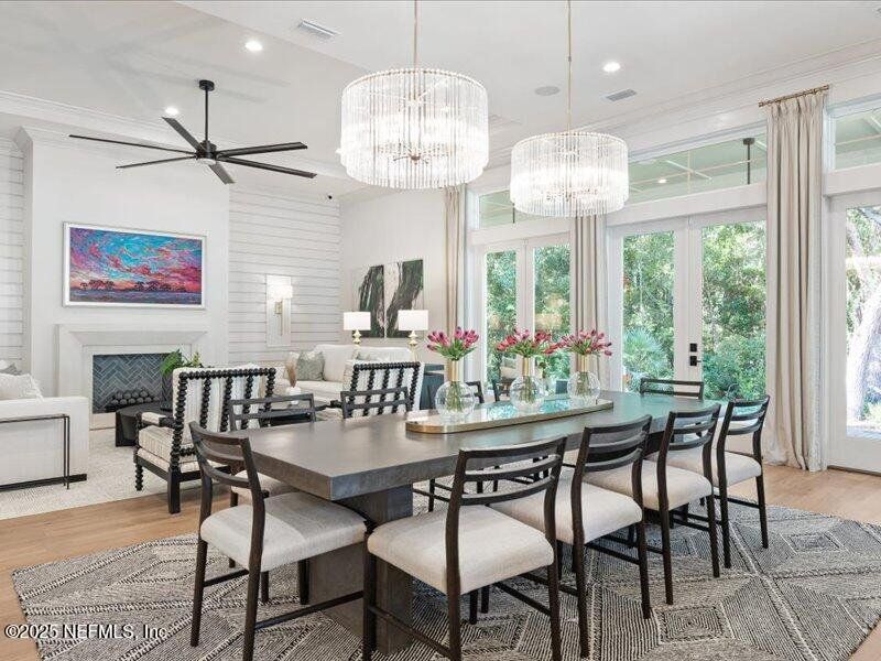 Furnished interior view inside a new home in , Jacksonville (Image 32).