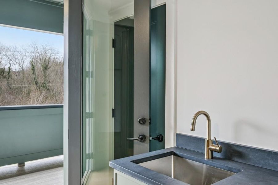 Close-up of interior finishes inside a home in , Atlanta (Image 17).