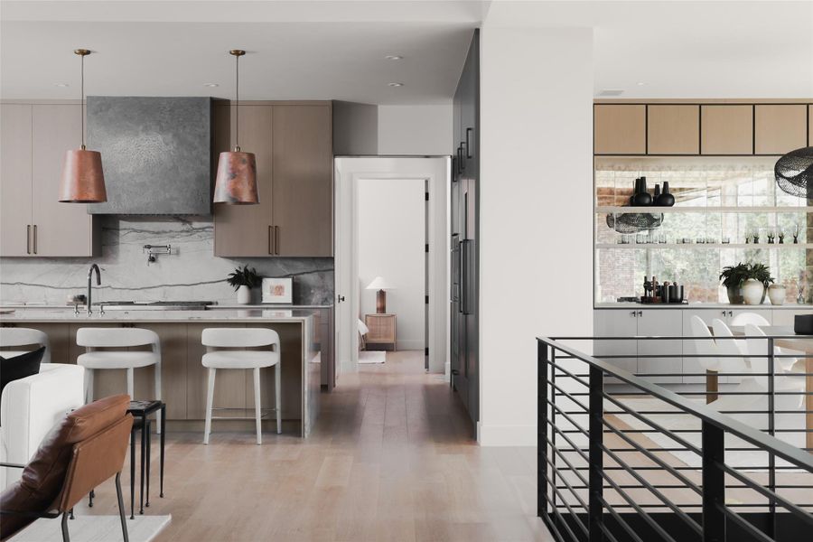 Furnished interior view inside a new home in , Austin (Image 31).