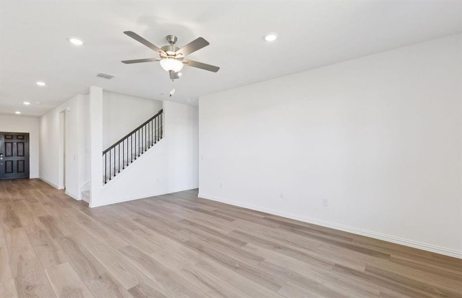 Gathering room with view of main living areas Gathering room with view of main living areas