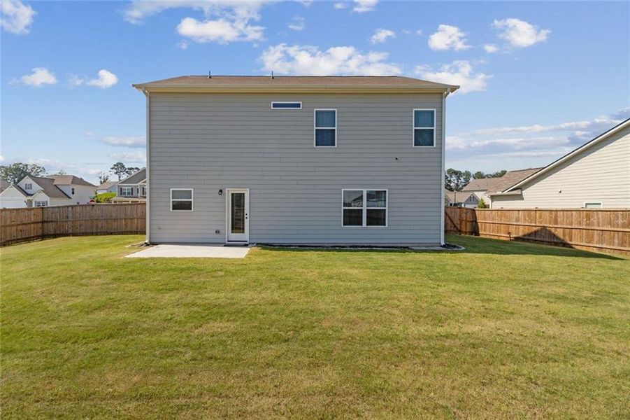 Exterior details and patio area of a home in Waterside at Riverwalk, Bethlehem (Image 4). Exterior details and patio area of a home in Waterside at Riverwalk, Bethlehem (Image 4).