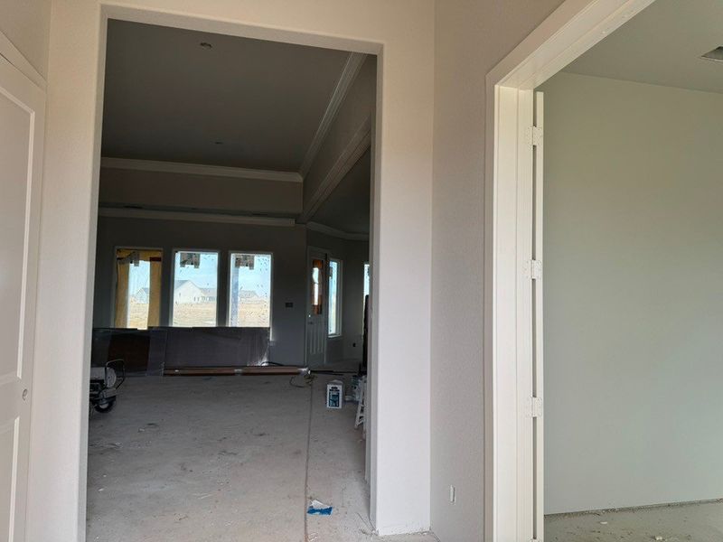 In-progress construction of a new home in Rocky Top, Krum, TX (Image 4).