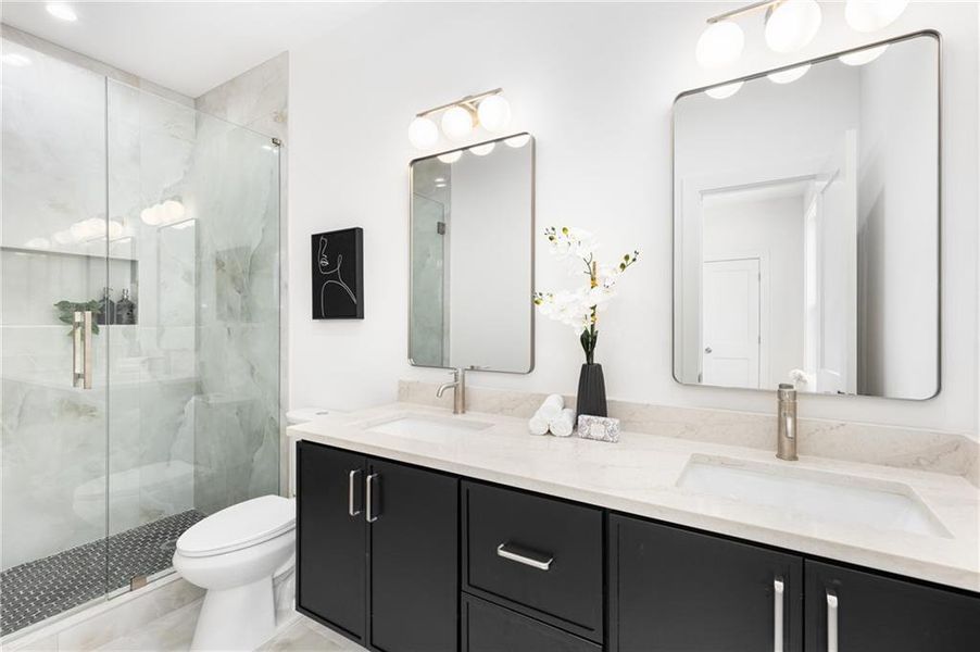 Furnished interior view inside a new home in , Smyrna (Image 37).