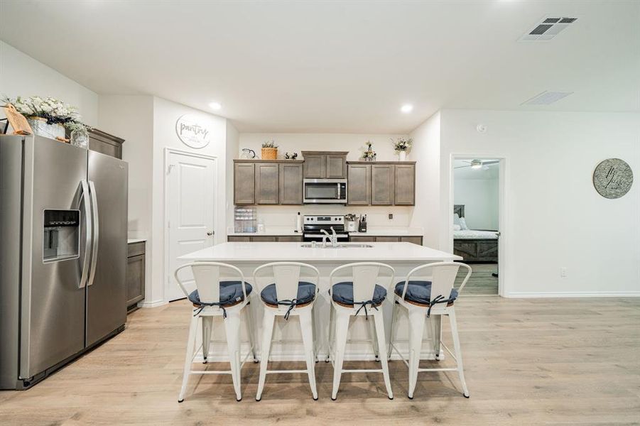 Furnished interior view inside a new home in , Kaufman (Image 6). Furnished interior view inside a new home in , Kaufman (Image 6).