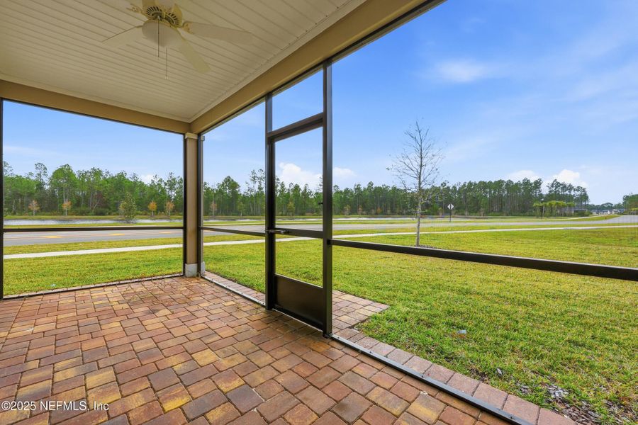 Exterior details and patio area of a home in St Augustine Lakes: St Augustine Lakes 50S, St. Augustine (Image 4). Exterior details and patio area of a home in St Augustine Lakes: St Augustine Lakes 50S, St. Augustine (Image 4).