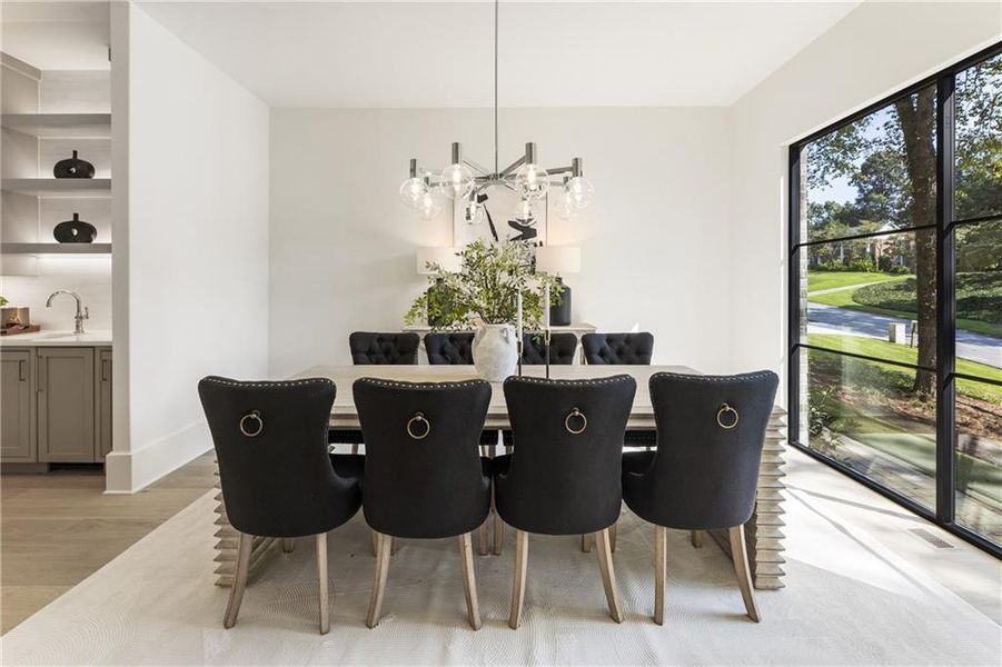 Furnished interior view inside a new home in , Atlanta (Image 62). Furnished interior view inside a new home in , Atlanta (Image 62).