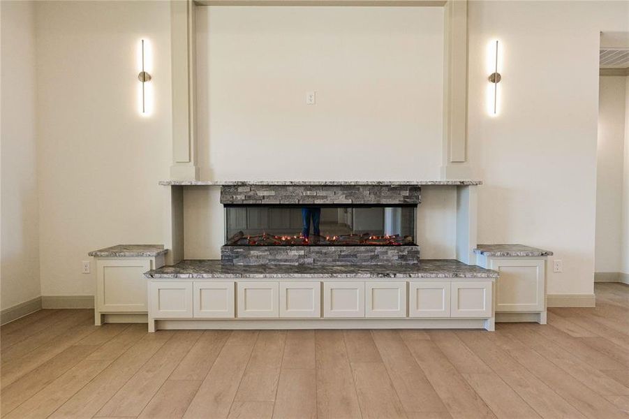 Furnished interior view inside a new home in , Abilene (Image 6).