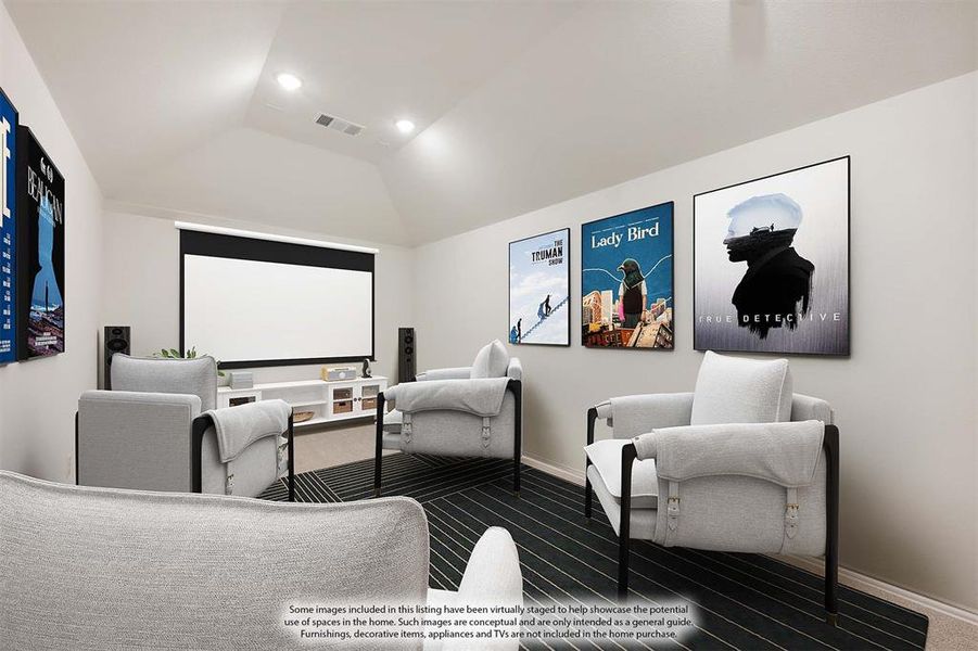 Furnished interior view inside a new home in Meadow Vista 60-65, Anna (Image 7). Furnished interior view inside a new home in Meadow Vista 60-65, Anna (Image 7).