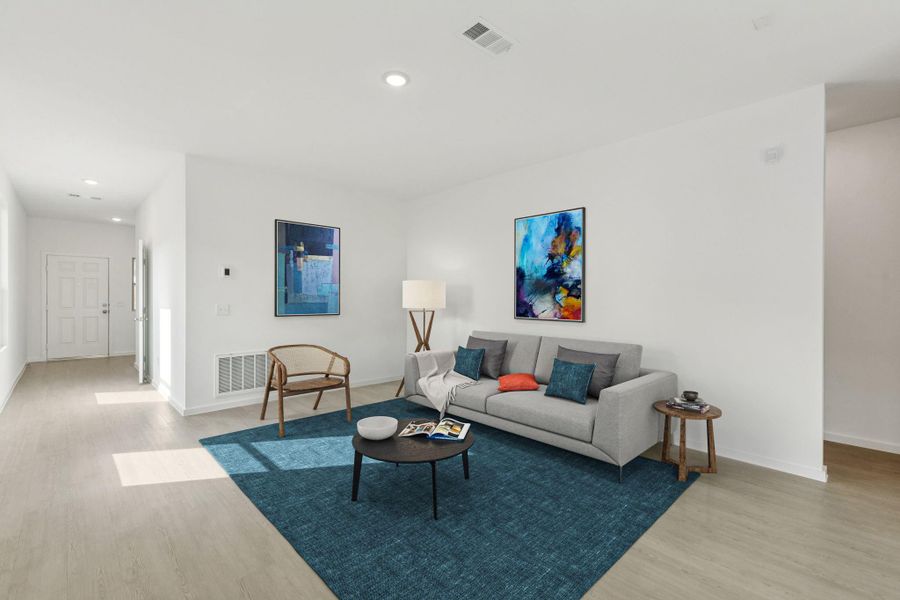 Furnished interior view inside a new home in River Ranch, Dayton (Image 9).