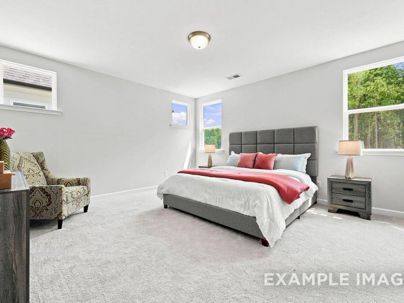 Furnished interior view inside a new home in Forestville Yard, Knightdale (Image 24). Furnished interior view inside a new home in Forestville Yard, Knightdale (Image 24).