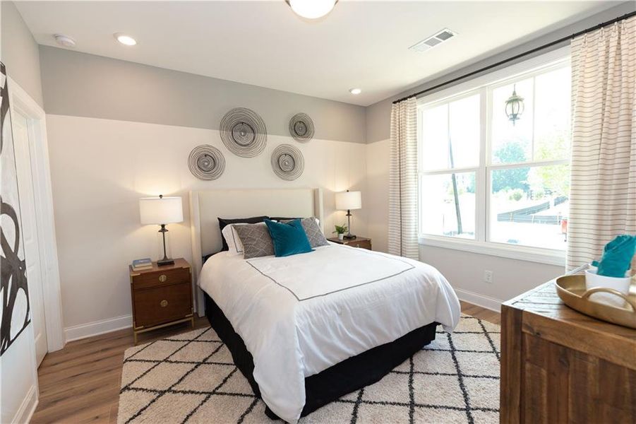 Furnished interior view inside a new home in Waterhaven Single Family, Cumming (Image 12).