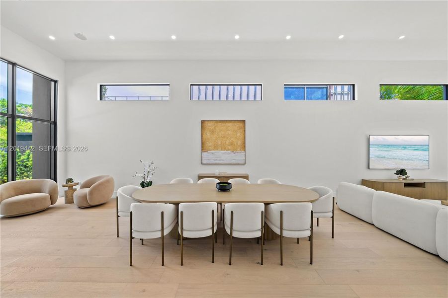 Furnished interior view inside a new home in , Miami (Image 7). Furnished interior view inside a new home in , Miami (Image 7).