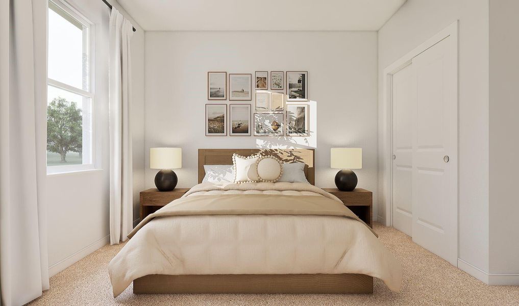 Bedroom 4 (*Artist rendering used for illustration purposes only.)