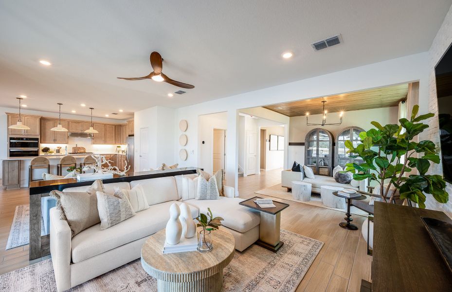 Representative furnished interior of a home built from the Yellowstone by Pulte Homes in Riversong, Parrish (Image 21).