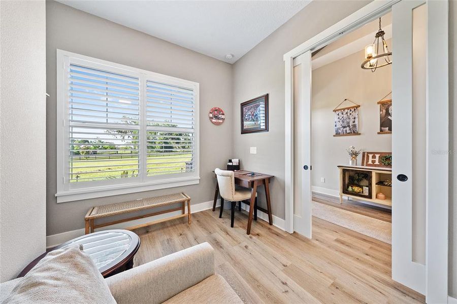 Furnished interior view inside a new home in , Oxford (Image 28).