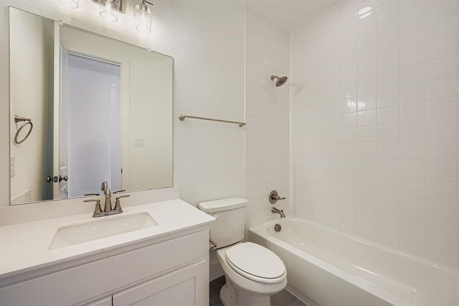 Furnished interior view inside a new home in North Sky 65s, Celina (Image 12).