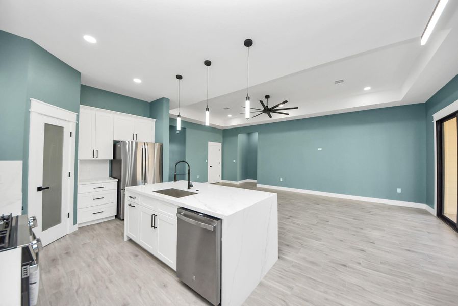 Furnished interior view inside a new home in , Pasadena (Image 11).