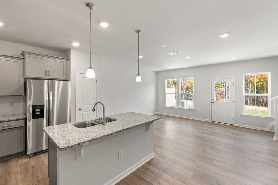 Furnished interior view inside a new home in Flemingfield, Greensboro (Image 10).
