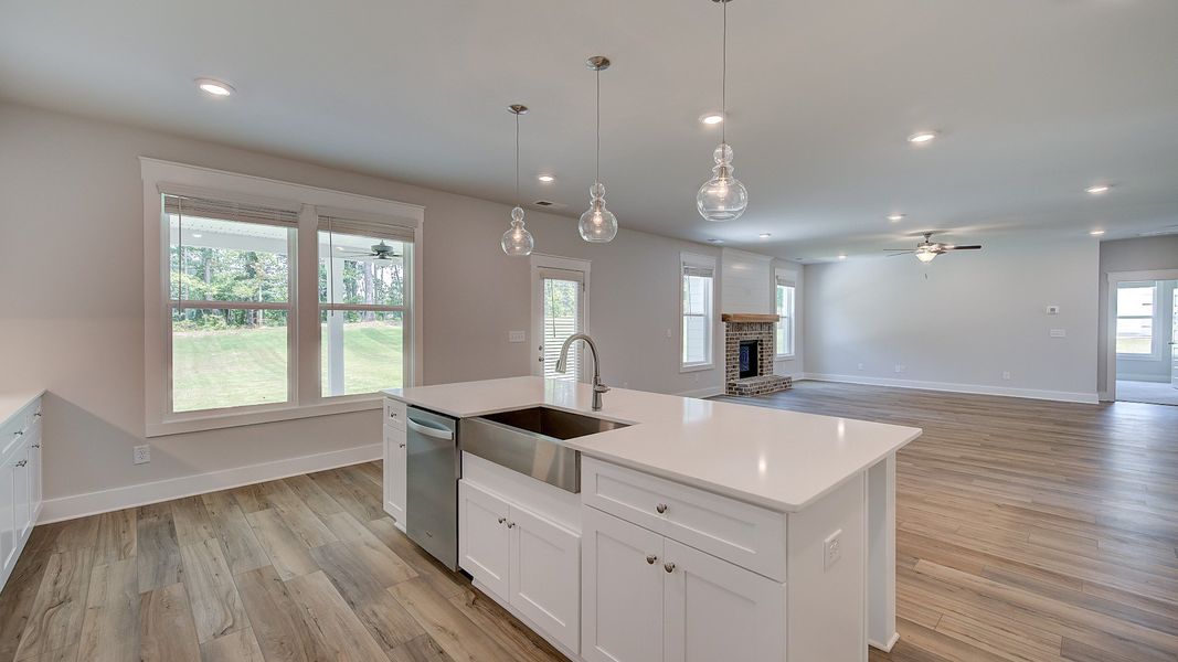 Representative furnished interior of a home built from the Margaret by DRB Homes in Saddleridge, Senoia (Image 15).