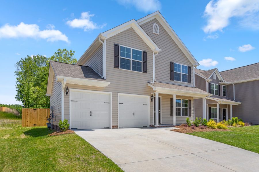 Front exterior of a home in the The Wilcox community, located in Greensboro, NC (Image 16).