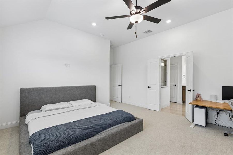 Furnished interior view inside a new home in Fields Villas - Darling Homes, Frisco (Image 7).