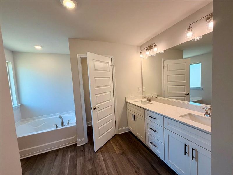 Furnished interior view inside a new home in Magnolia Villas, Cornelia (Image 7).