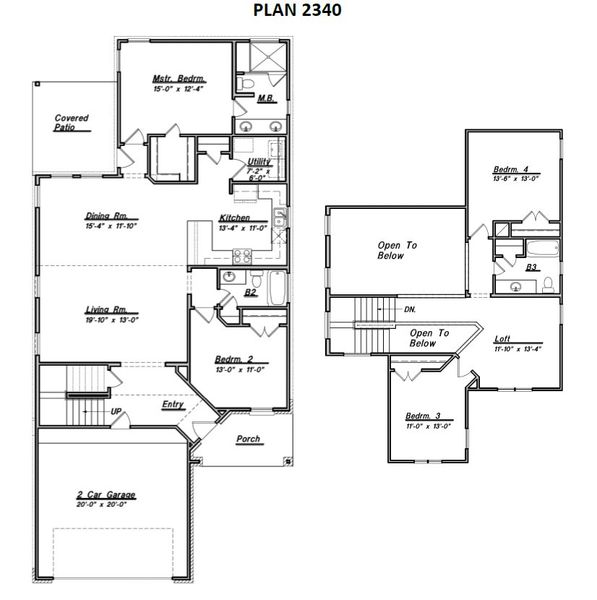2D floor plan layout for the Floor Plan 1784 by Colina Homes in Tidwell Lakes, Houston, TX (Image 6).