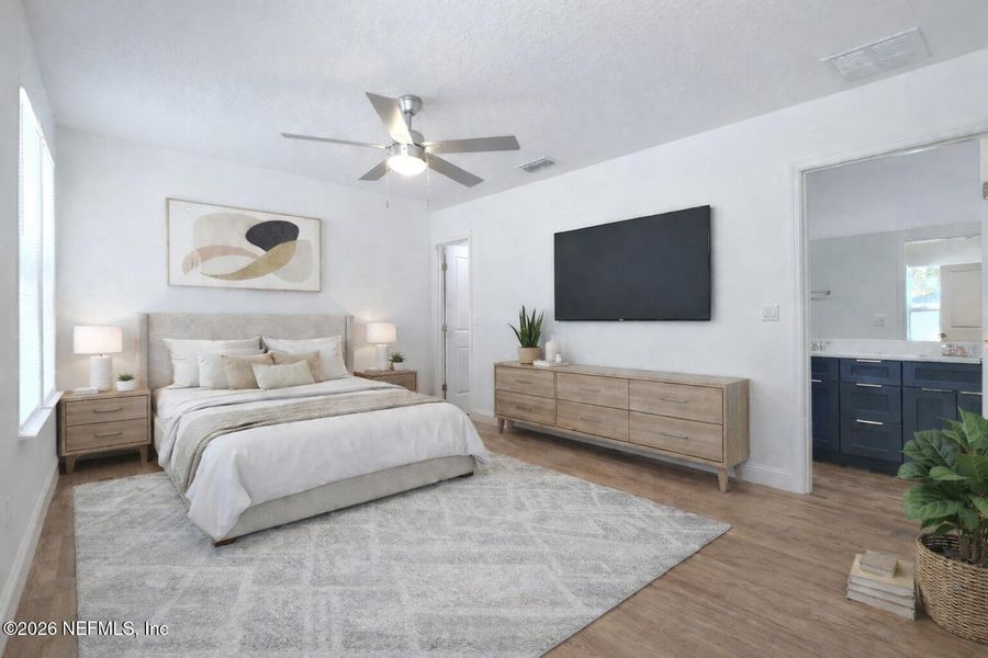 Furnished interior view inside a new home in , Jacksonville (Image 6).