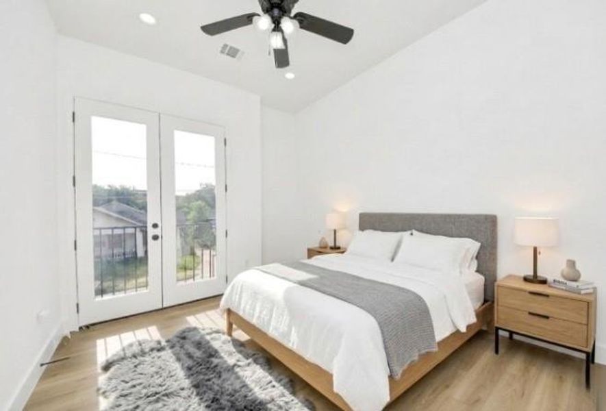 Furnished interior view inside a new home in , Houston (Image 4).