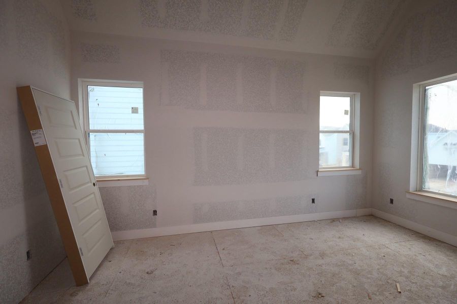 In-progress construction of a new home in Bridgeland Central: Emerald Heights - Cottages Row Collection, Cypress, TX (Image 14).