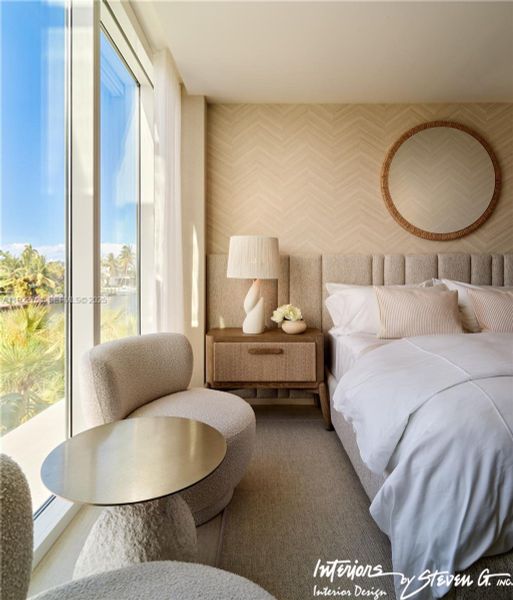 Furnished interior view inside a new home in , Fort Lauderdale (Image 5).