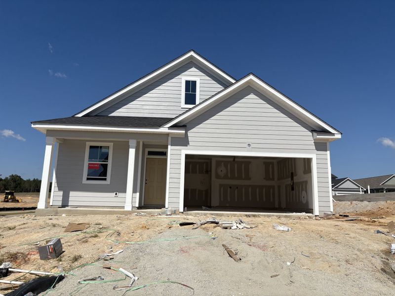 Front exterior of a new home in Tillery Park, Grovetown, GA, highlighting curb appeal (Image 2). Front exterior of a new home in Tillery Park, Grovetown, GA, highlighting curb appeal (Image 2).