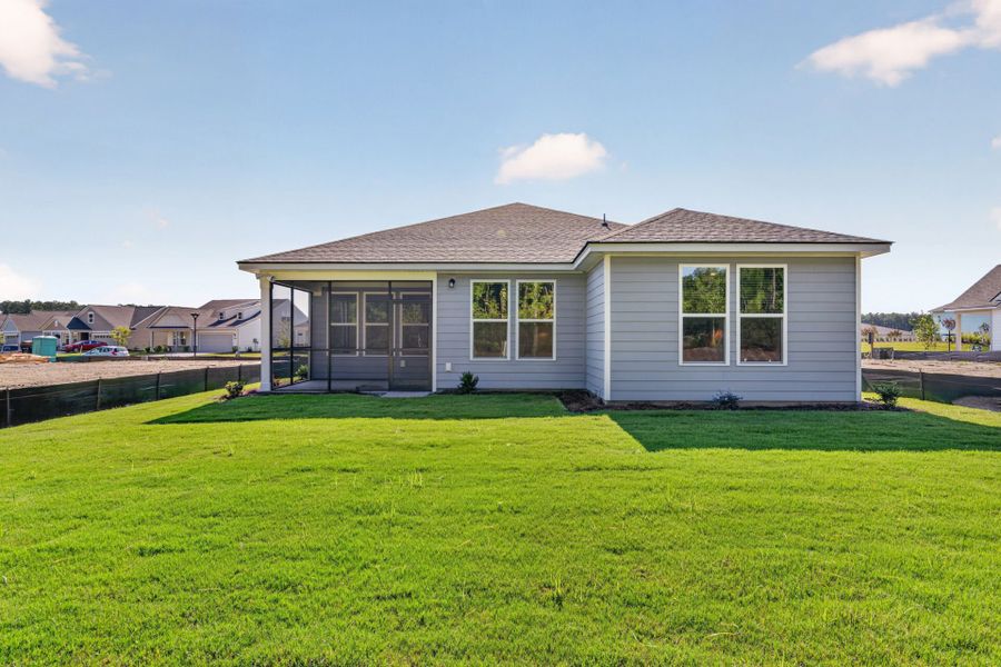 Exterior details and patio area of a home in Del Webb Charleston at Nexton, Summerville (Image 4).