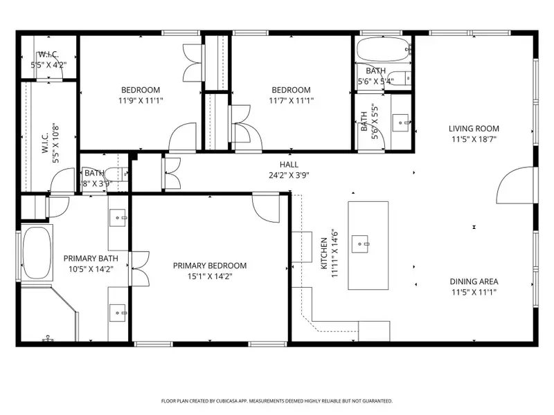 2D floor plan layout of this home in , Freeport, TX (Image 3).