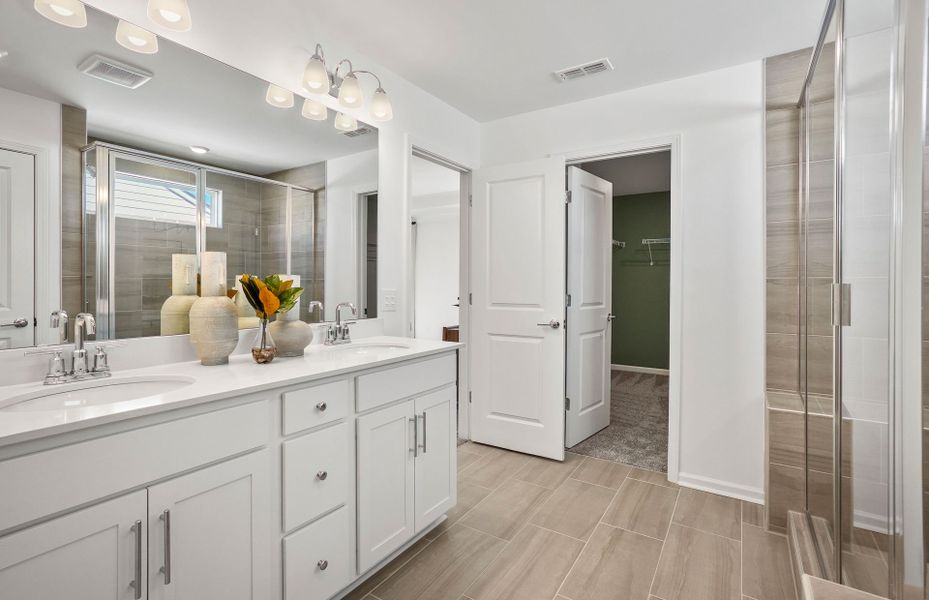 Representative furnished interior of a home built from the Marshall by Pulte Homes in The Retreat at Carolina Ridge, Harrisburg (Image 15).