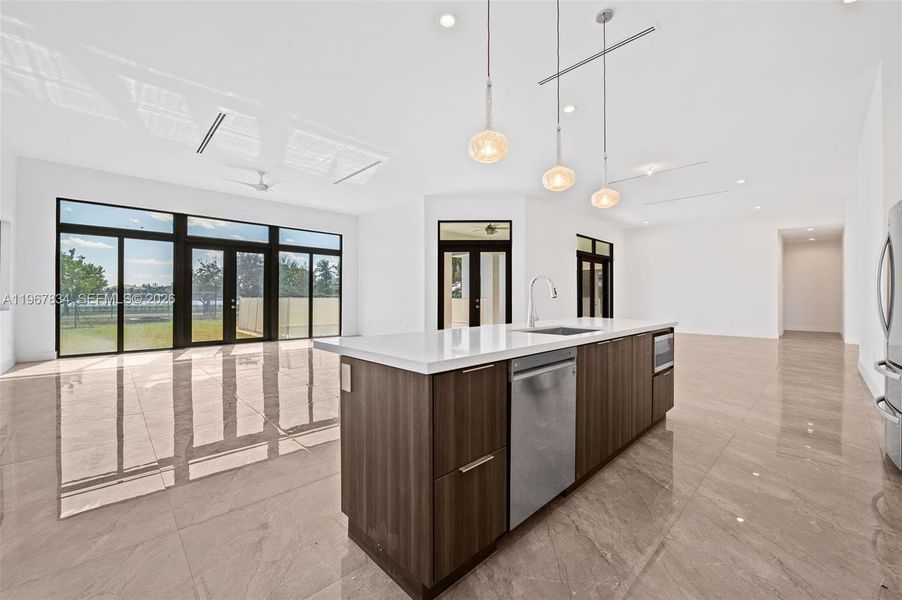 Furnished interior view inside a new home in , Davie (Image 10).