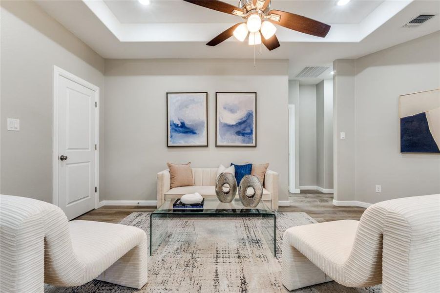 Furnished interior view inside a new home in , Fort Worth (Image 12).