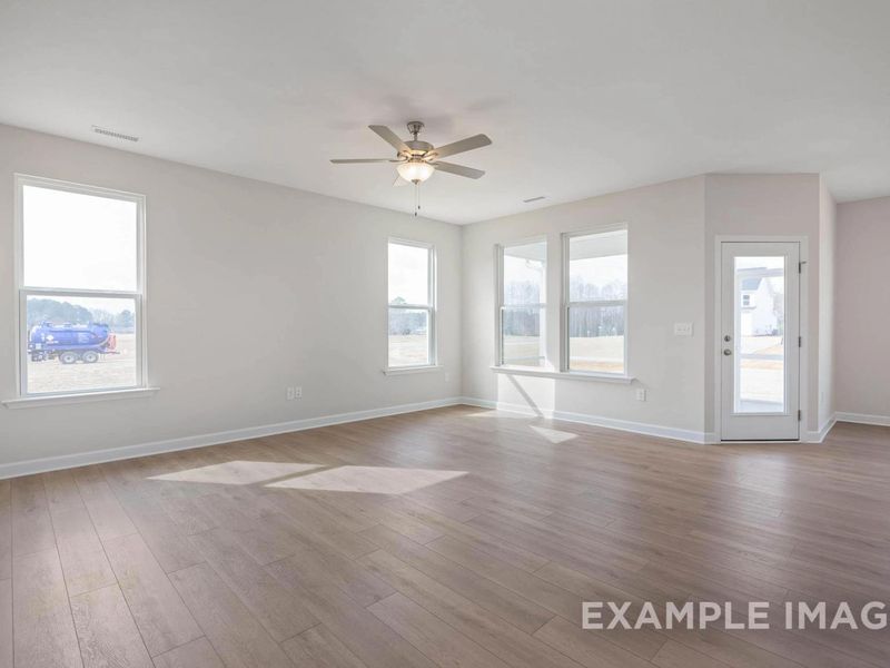 Spacious, unfurnished interior of a new home in Retreat at North Main, Lillington (Image 16). Spacious, unfurnished interior of a new home in Retreat at North Main, Lillington (Image 16).