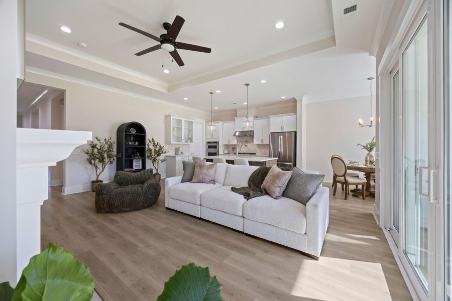 Furnished interior view inside a new home in , Hardeeville (Image 8).