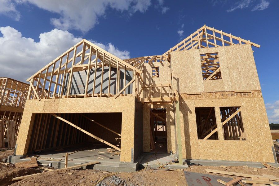 Two story home with 4 beds, 3.5 baths, and 2 car garage.