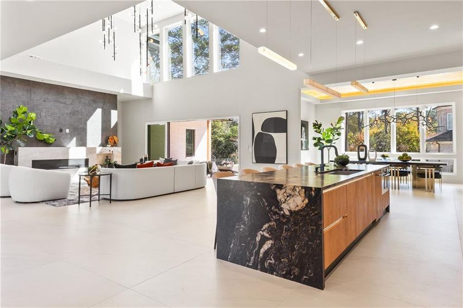 Furnished interior view inside a new home in , Atlanta (Image 21). Furnished interior view inside a new home in , Atlanta (Image 21).