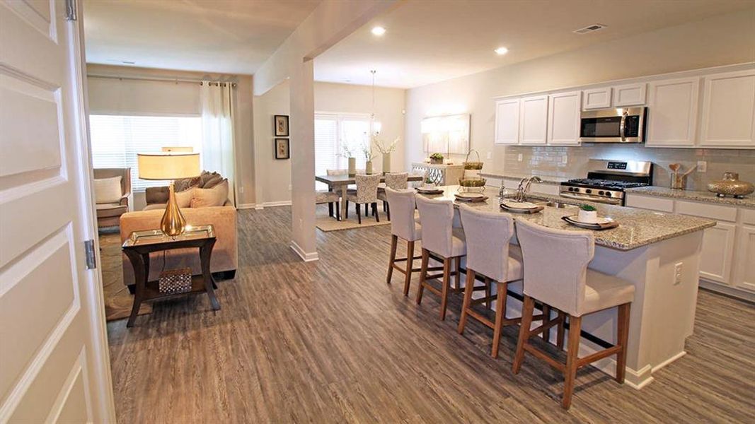 Furnished interior view inside a new home in Jackson Landing, Jefferson (Image 6).