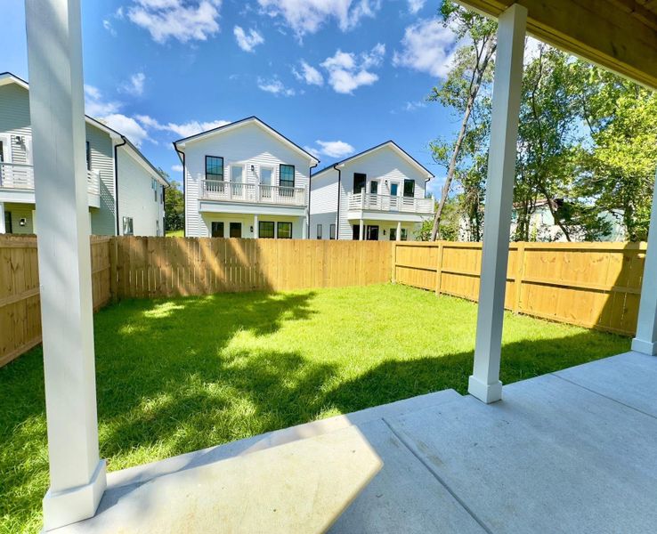 Exterior details and patio area of a home in , North Charleston (Image 24).
