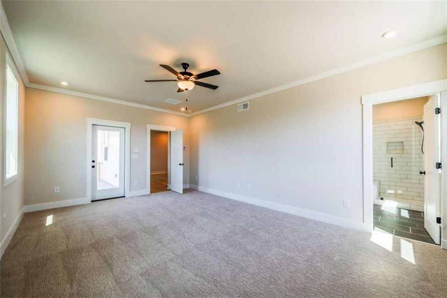 Spacious, unfurnished interior of a new home in The Paddocks at Doc Hughes, Buford (Image 31). Spacious, unfurnished interior of a new home in The Paddocks at Doc Hughes, Buford (Image 31).