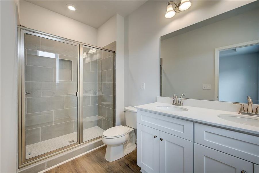 Furnished interior view inside a new home in Daybreak, Newnan (Image 9).