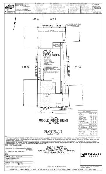 2D floor plan layout of this home in Sienna 45', 50', Missouri City, TX (Image 6). 2D floor plan layout of this home in Sienna 45', 50', Missouri City, TX (Image 6).