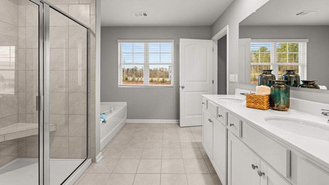 Furnished interior view inside a new home in Greyton Springs Place, Buford (Image 17).